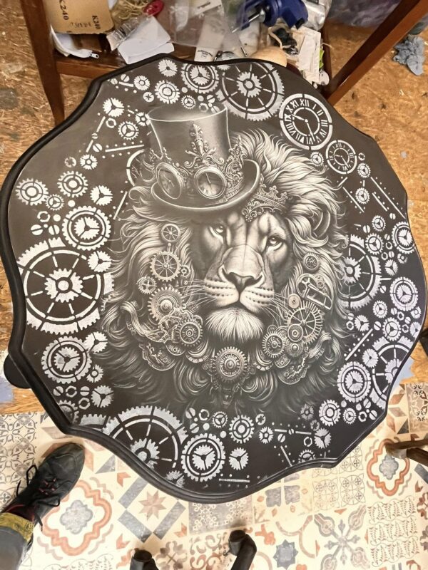 Steampunk Tisch "Löwe"