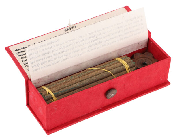 Himalayan Herbs Dosha Räucherstäbchen, Lemongrass Incense, Geschenkbox - Kapha - 14,5x4,5x3,5 cm – Bild 3
