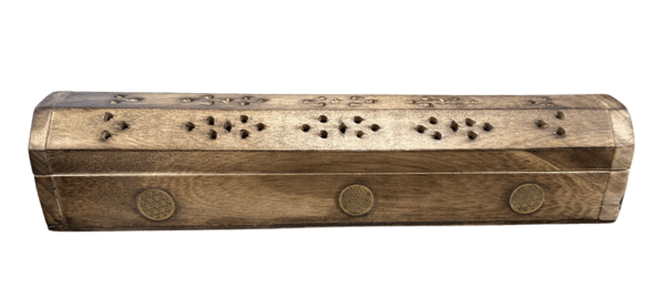 Räucherstäbchenhalter Holzbox katzensicher – Bild 3